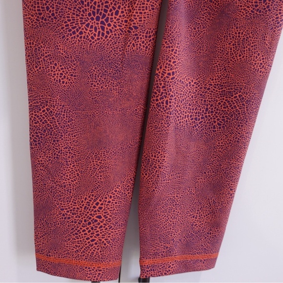 NWT Lululemon Wunder Train High Rise Leggings 25” Sz 6 Crackle Graze Orange - Picture 9 of 14